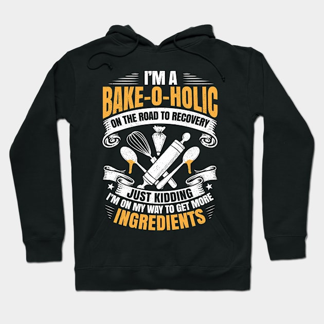 Baker Bakery Bakers Baking Bake Bread Gift Present Hoodie by Krautshirts